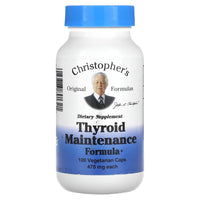 Doctor Christopher, Nourish Thyroid Maintenance, 100 Capsules UPC 084783891321 | HiLife Vitamins