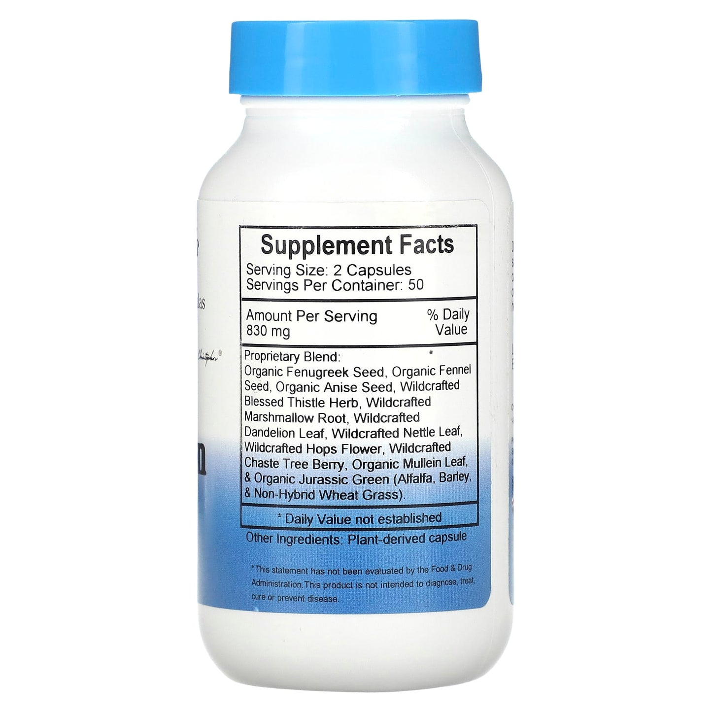 Doctor Christopher, Lactation Formula, 100 Capsules UPC 084783891444 | HiLife Vitamins