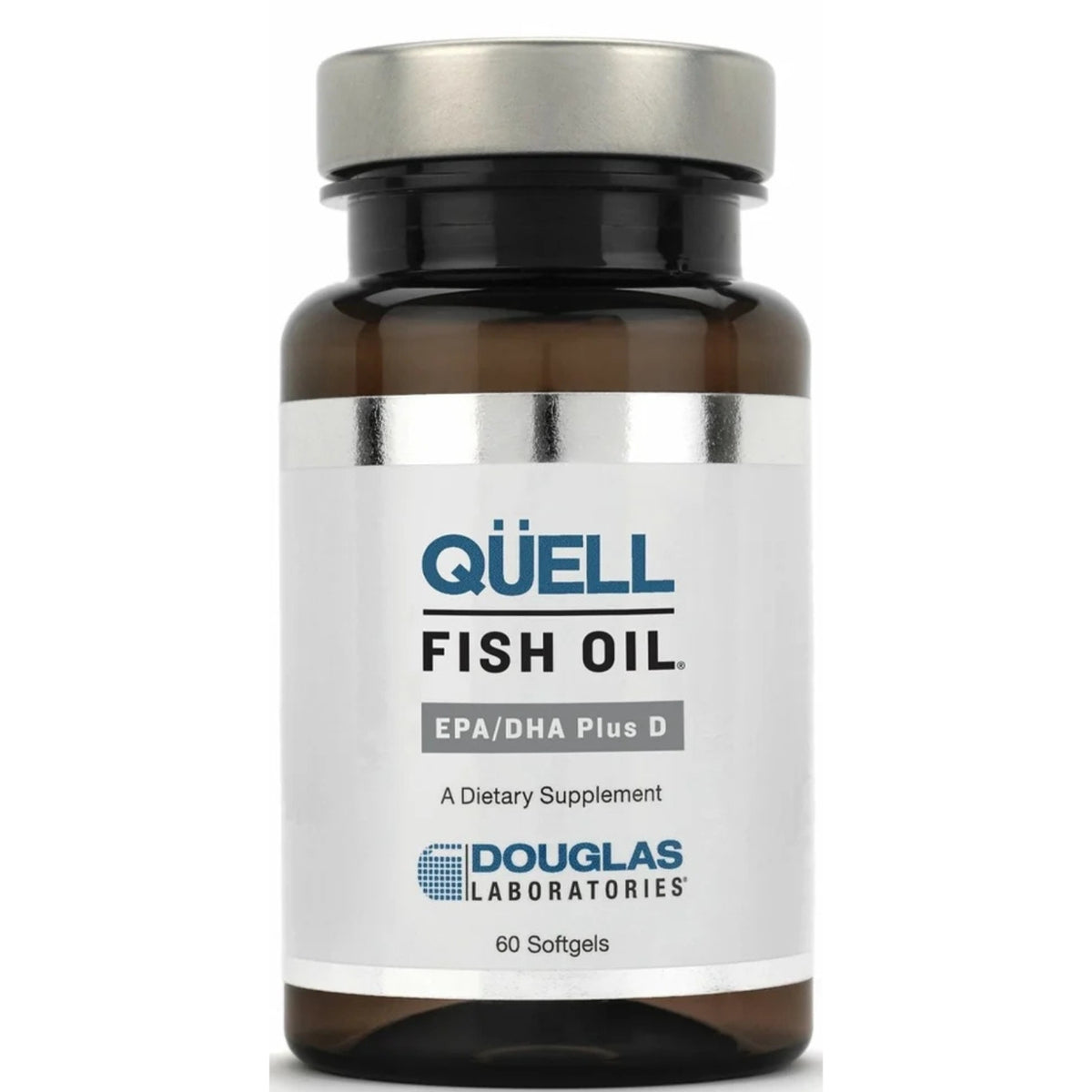 Douglas Laboratories, Quell Fish Oil EPA/DHA + D, 60 Softgels UPC 310539037737 | Hilife Vitamins