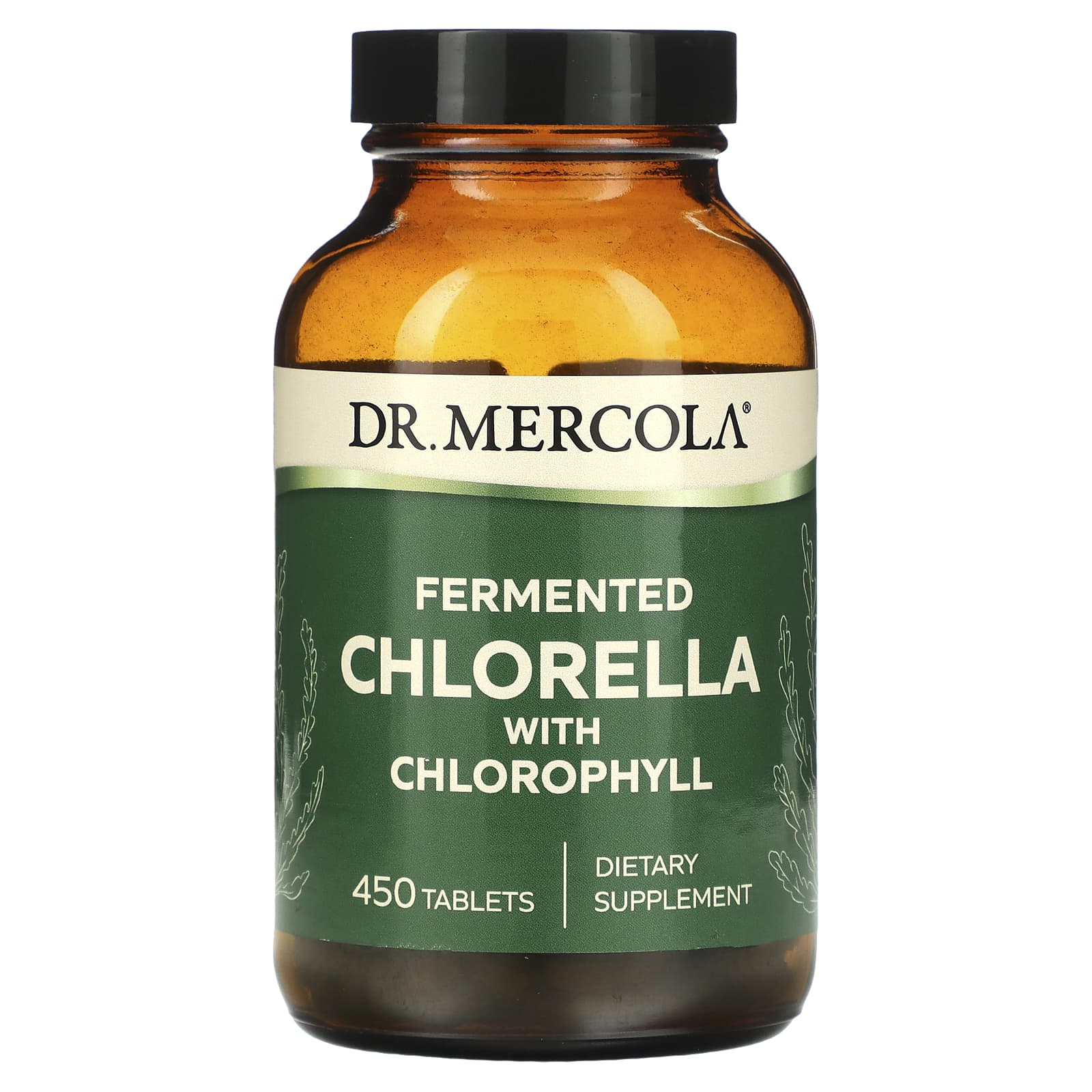 Dr. Mercola, Fermented Chlorella, 450 Tablets UPC 813006015851 | HiLife Vitamins