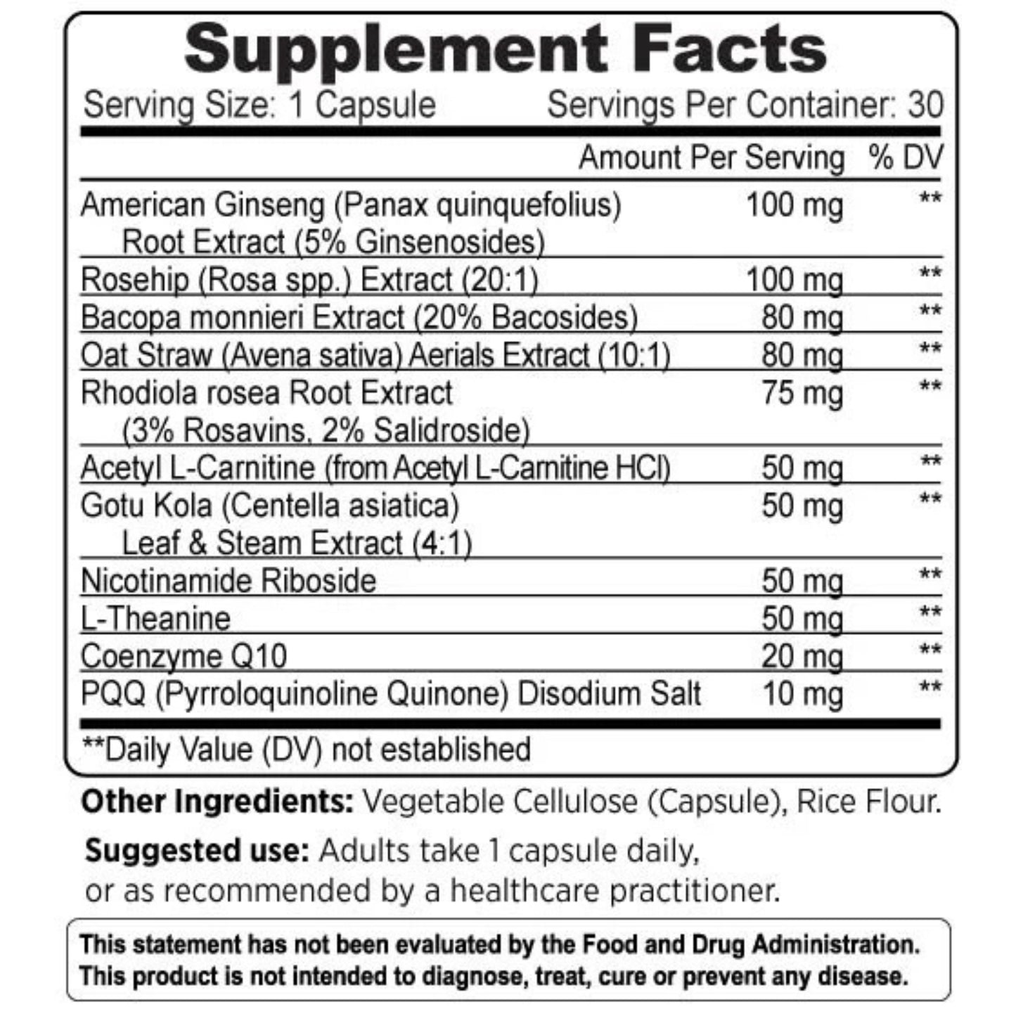 Dr. Rath, Brain NutriCore, Synergy Formula, 30 Capsules UPC 722301186121 | HiLife Vitamins