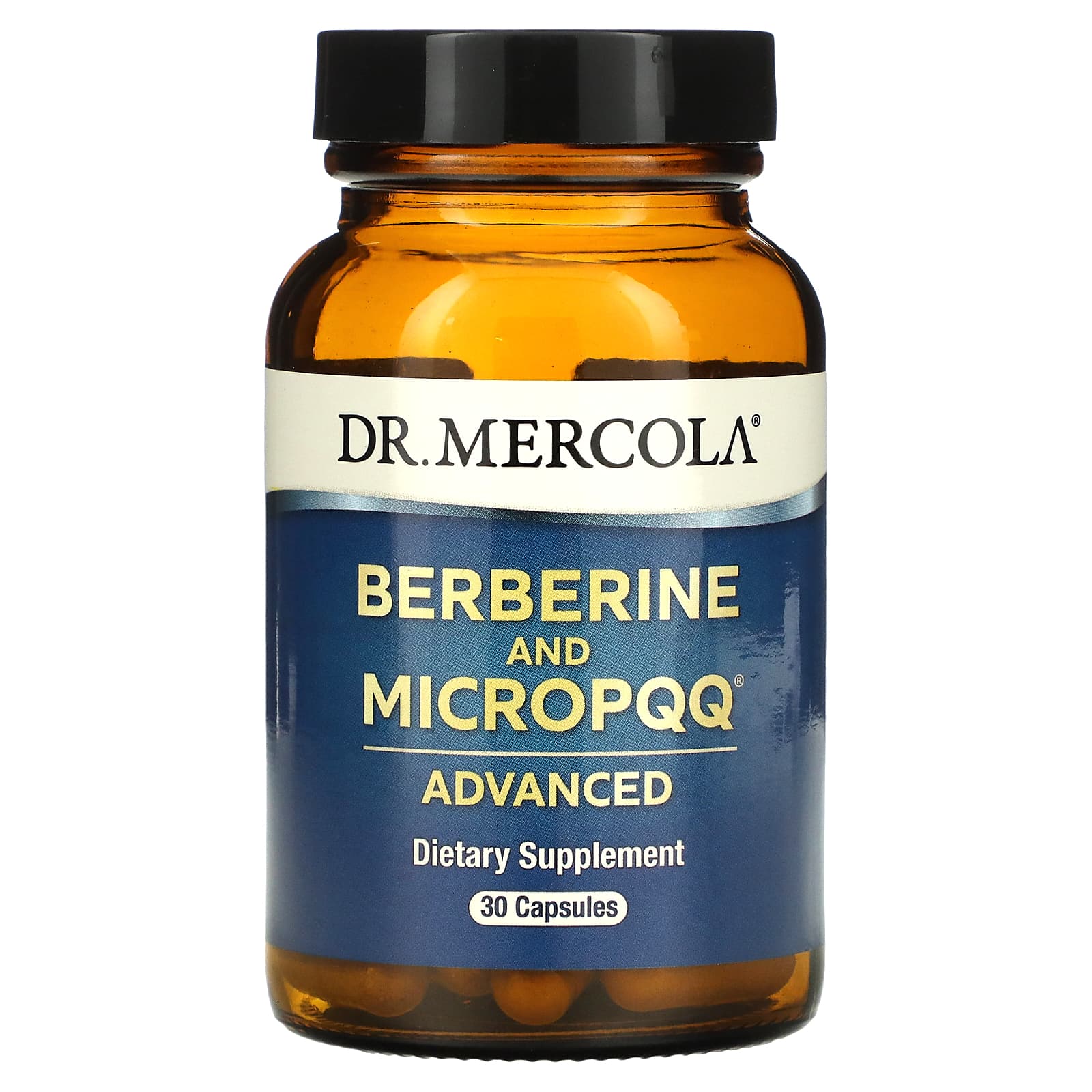 Dr. Mercola, Berberine and MicroPQQ Advanced, 30 Capsules UPC 813006018463 | HiLife Vitamins