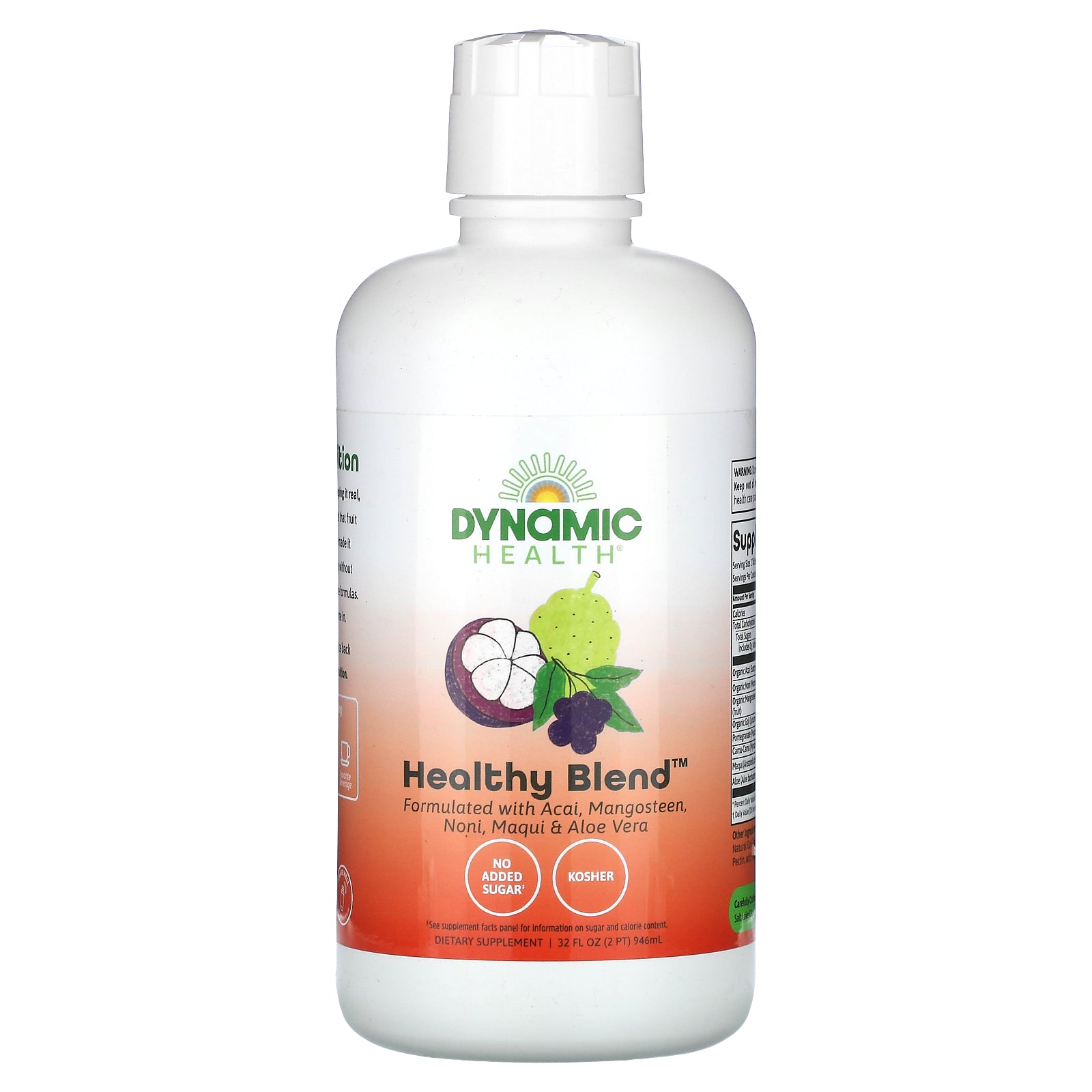 Dynamic Health, Healthy Blend, 32 Oz UPC 790223100686 | HiLife Vitamins