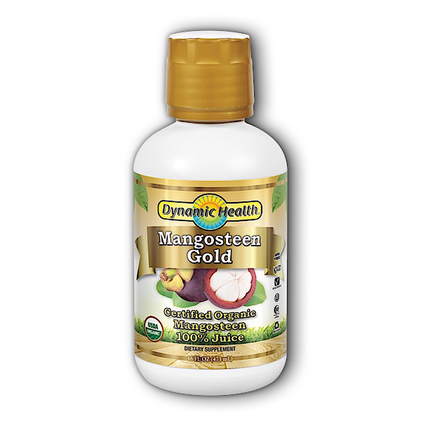 Dynamic Health, Mangosteen Gold 100% Pure, 16 Oz UPC 790223100730 | HiLife Vitamins