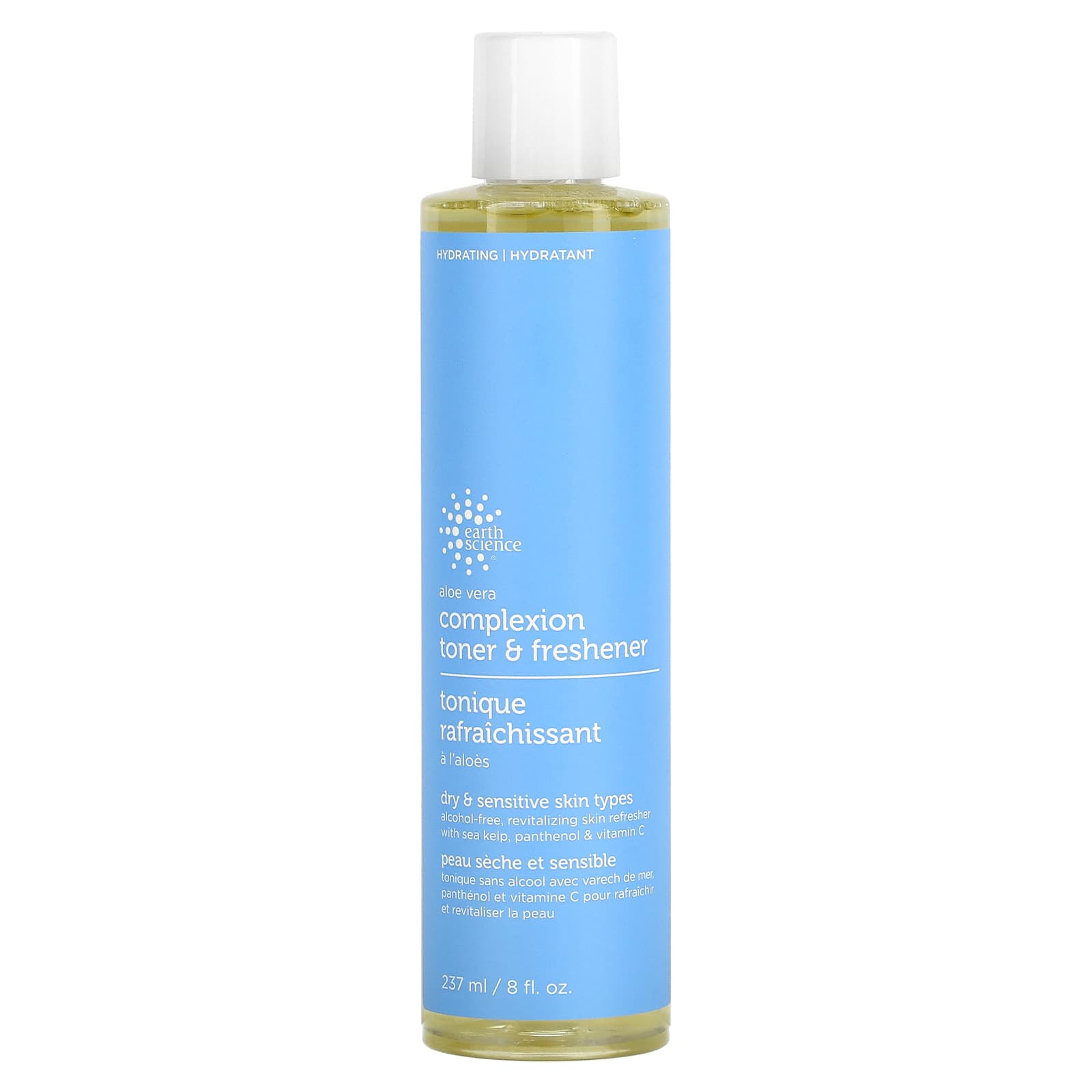 Earth Essentials, Aloe Vera Complexion Toner-Freshener, 9 Oz UPC 054986000691 | Hilife Vitamins
