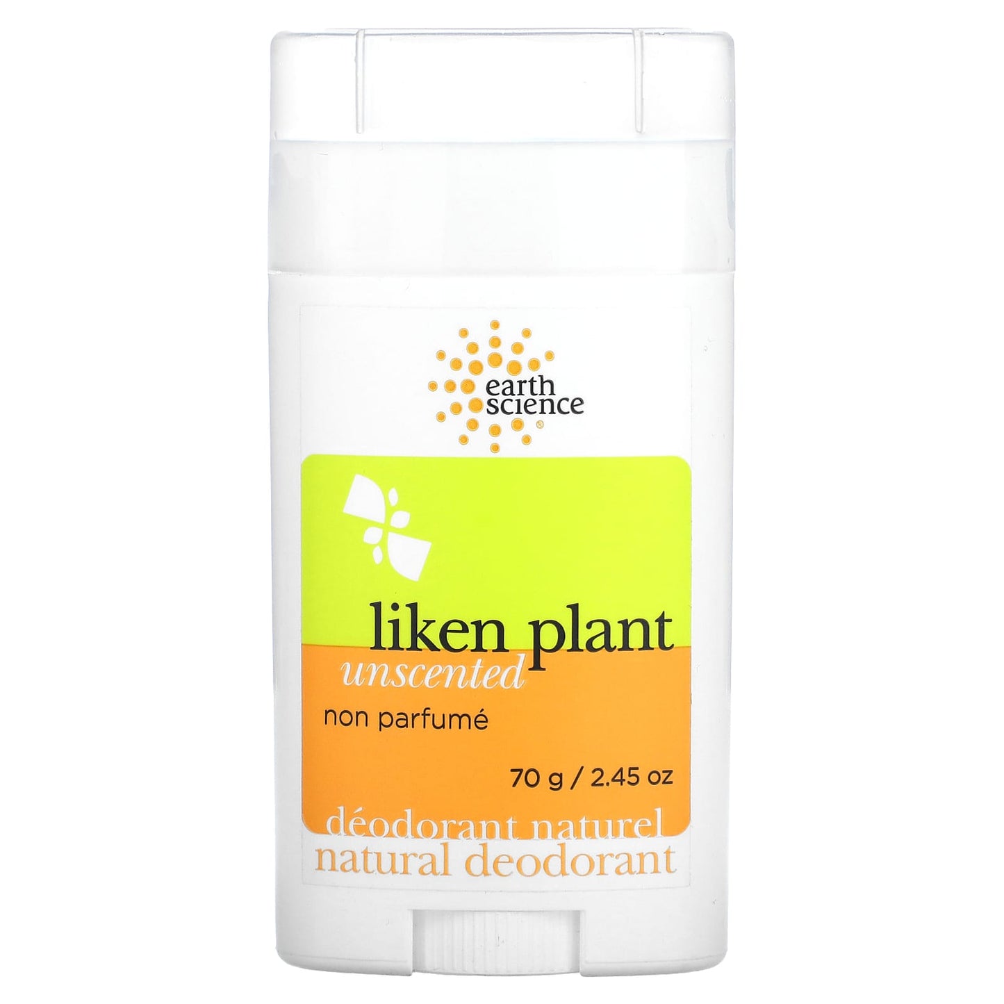 Earth Essentials, LiKEN Natural Deodorant Unscented, 2.5 Oz UPC 054986002527 | HiLife Vitamins