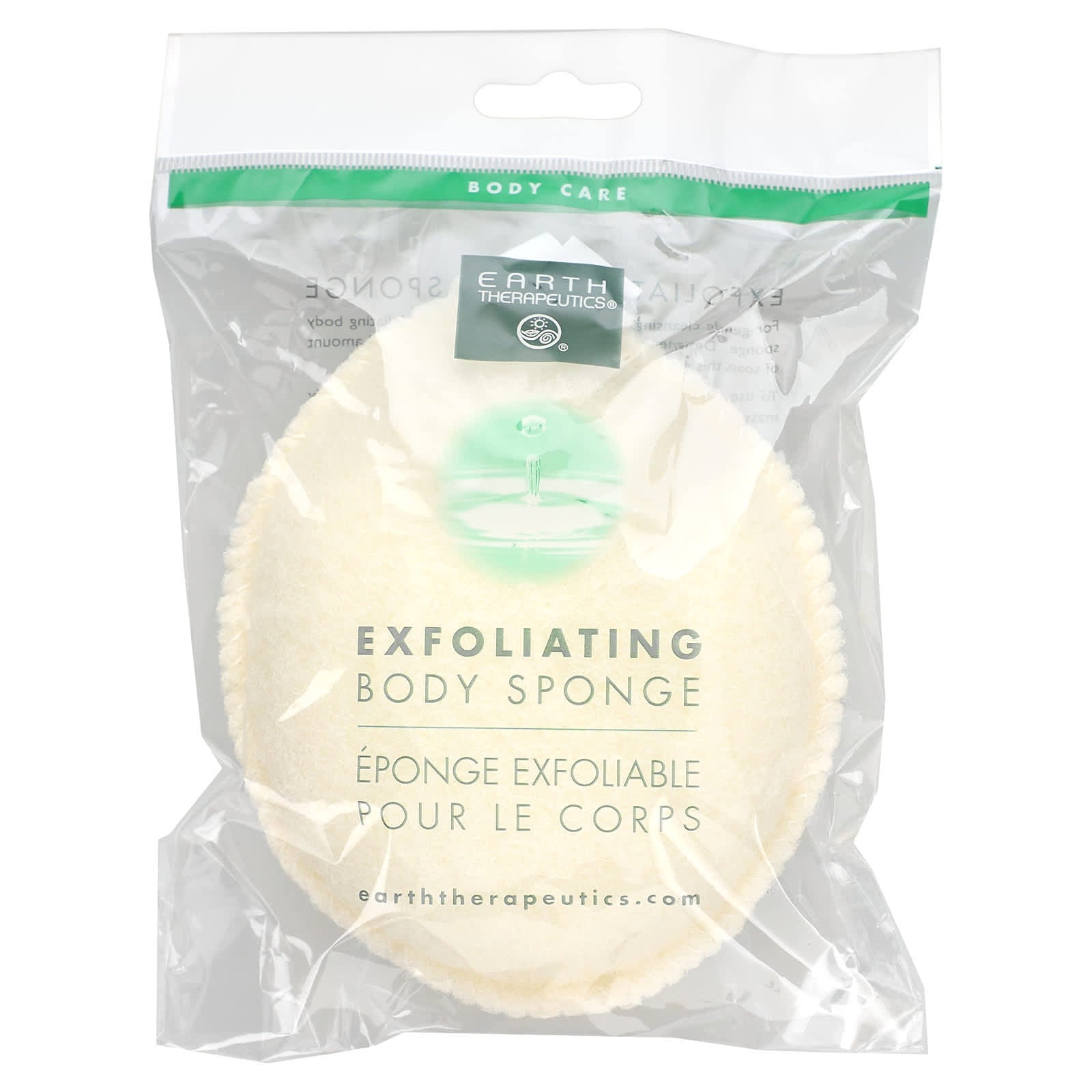 Earth Therapeutics, Exfoliating Body Sponge, 1 UPC 073377071171 | Hilife Vitamins