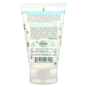 Earth Therapeutics, Foot Repair Balm, 4 Oz UPC 704694096492 | HiLife Vitamins
