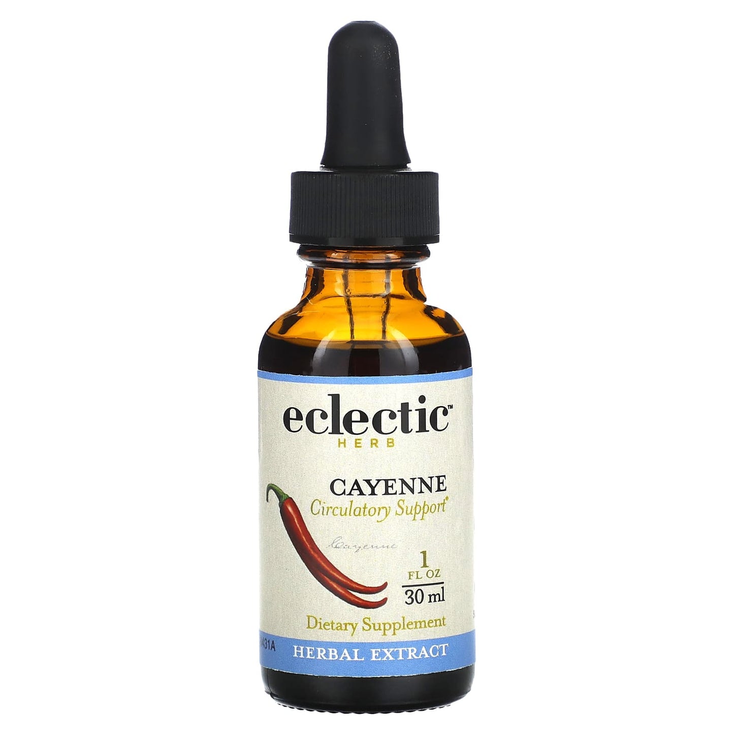 Eclectic Herb, Cayenne O 1oz, 1 OZ UPC 023363101283 | HiLife Vitamins