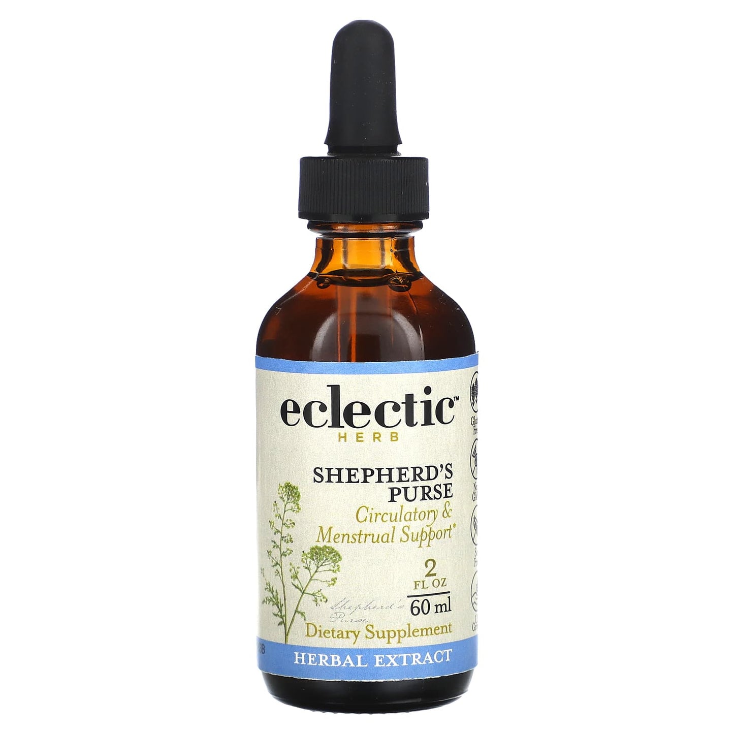 Eclectic Herb, Shepherd's Purse O 2oz, 2 OZ UPC 023363102273 | HiLife Vitamins