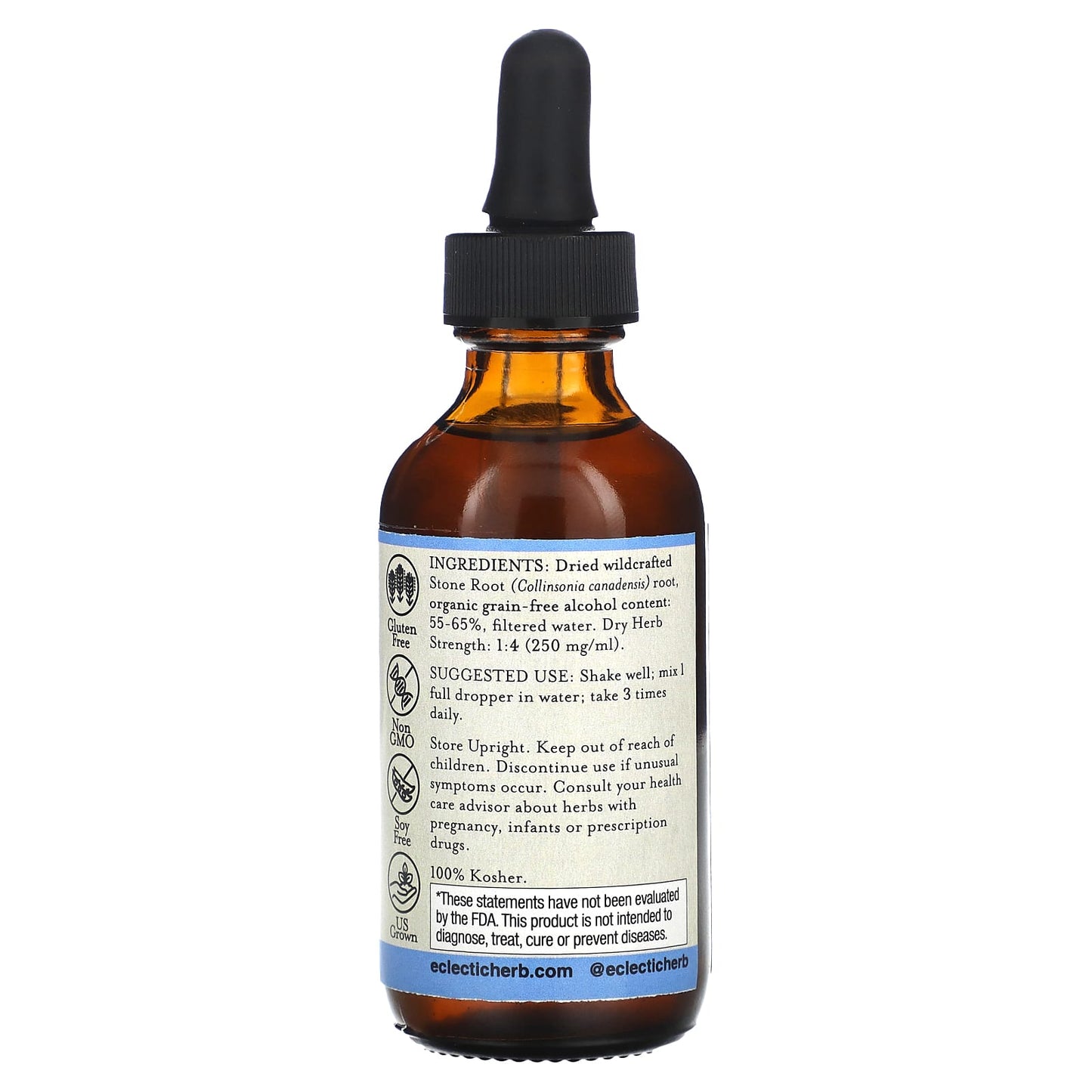 Eclectic Herb, Stone Root O 2oz, 2 OZ UPC 023363102396 | HiLife Vitamins