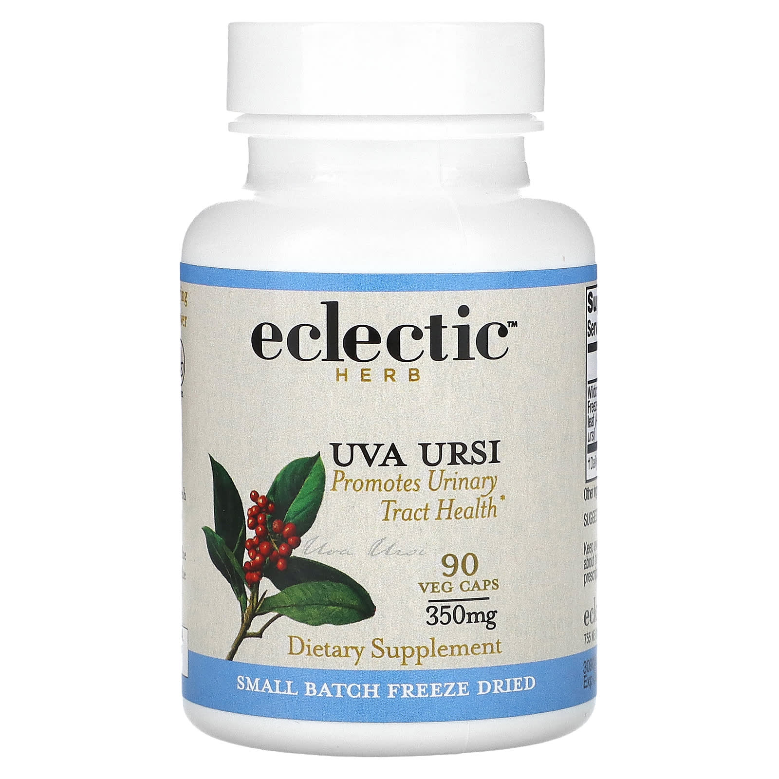 Eclectic Herb, Uva Ursi FD V-90, 90 CAPS UPC 023363309023 | HiLife Vitamins