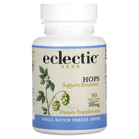 Eclectic Herb, Hops FD V-90, 90 CAPS UPC 023363309177 | HiLife Vitamins