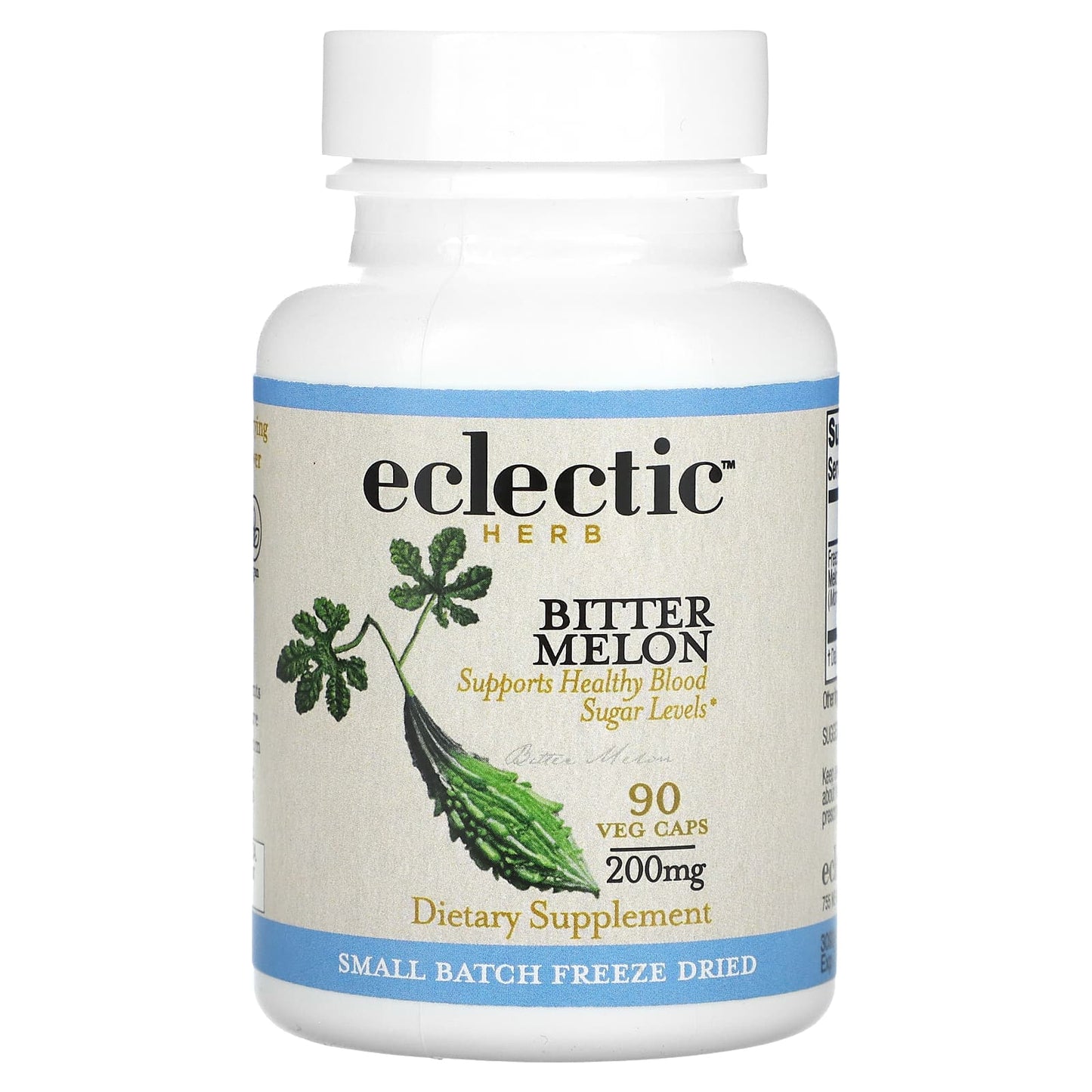 Eclectic Herb, Bitter Melon FD V-90, 90 CAPS UPC 023363309245 | HiLife Vitamins