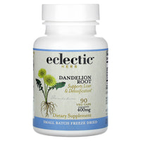 Eclectic Herb, Dandelion ROOT COG FD V-90, 90 CAPS UPC 023363309351 | HiLife Vitamins