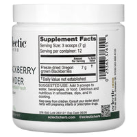 Eclectic Herb, Blackberry FDP 90gram, 90 GRAM UPC 023363376155 | HiLife Vitamins