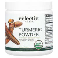 Eclectic Herb, Turmeric COG FDP 60gram, 60 GRAM UPC 023363376230 | HiLife Vitamins