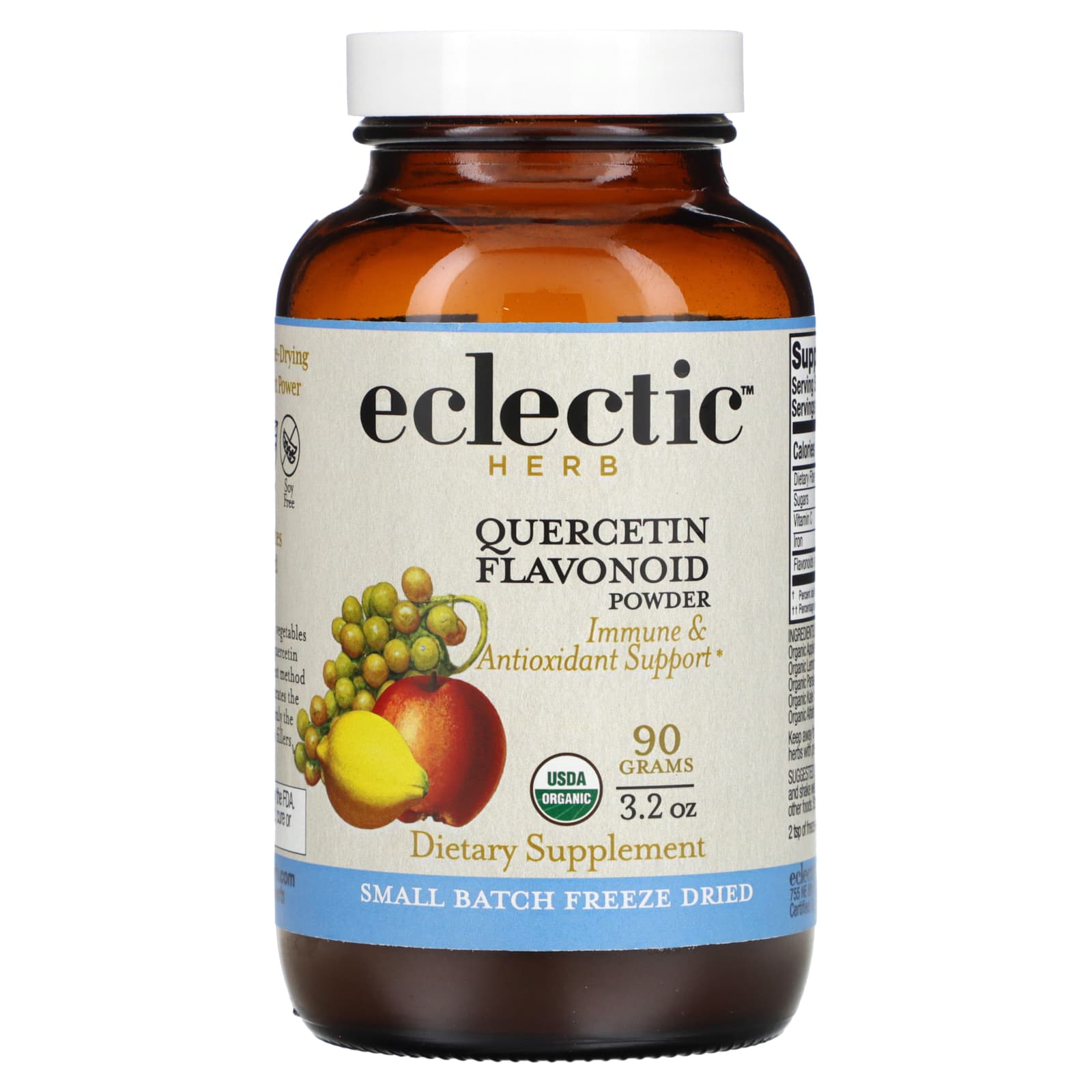 Eclectic Herb, Quercetin/Flavo COG FDP 90gram, 90 GRAM UPC 023363379279 | HiLife Vitamins