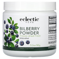 Eclectic Herb, Bilberry FDP 90gram, 90 GRAM UPC 023363379361 | HiLife Vitamins