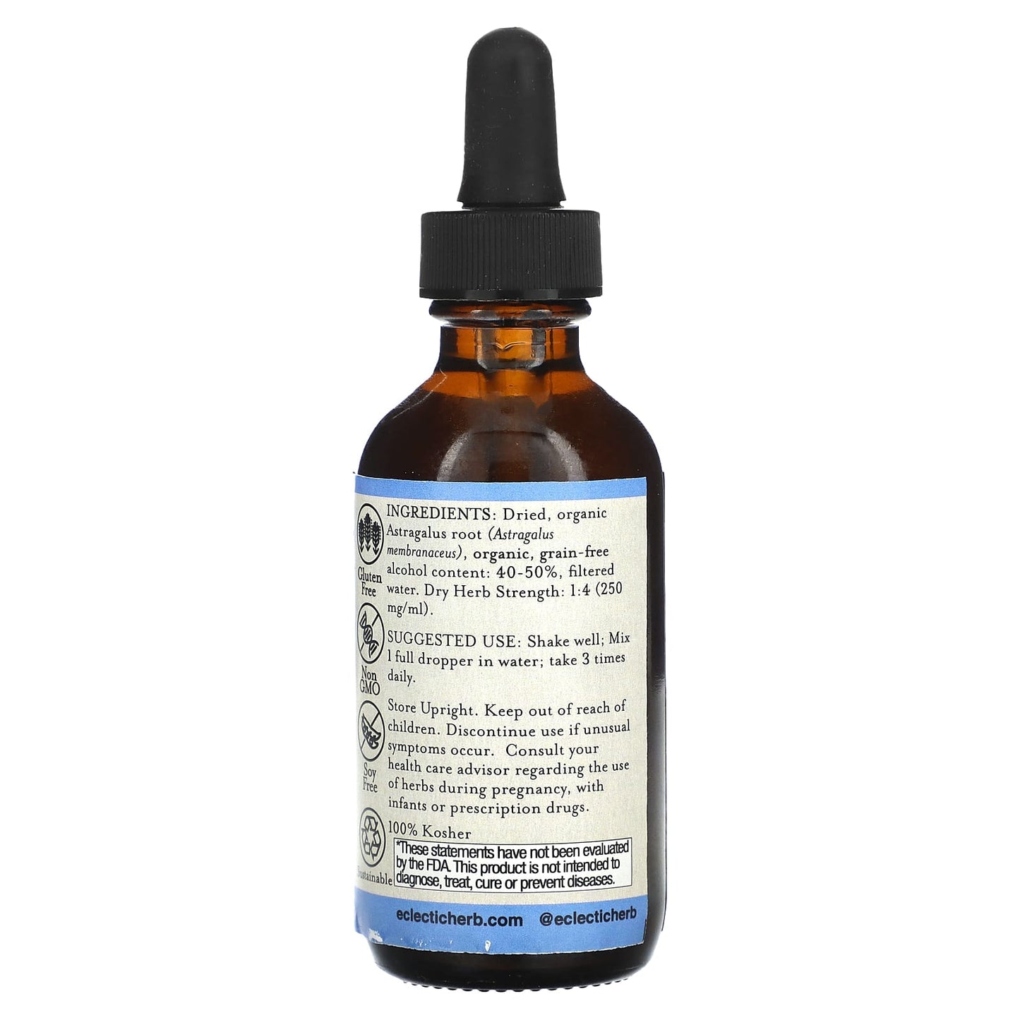 Eclectic Herb, Astragalus Extract, 2 fl oz (60 ml) UPC 023363388226 | HiLife Vitamins