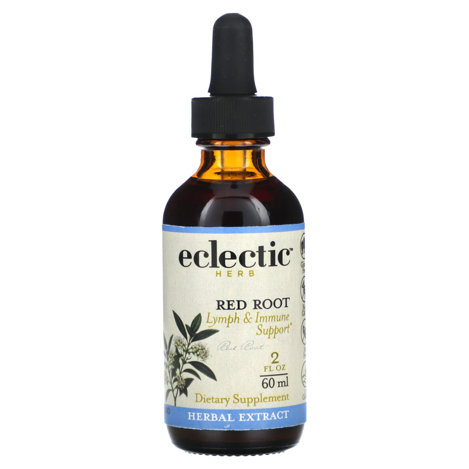 Eclectic Herb, Red Root O 2oz, 2 OZ UPC 023363388387 | HiLife Vitamins