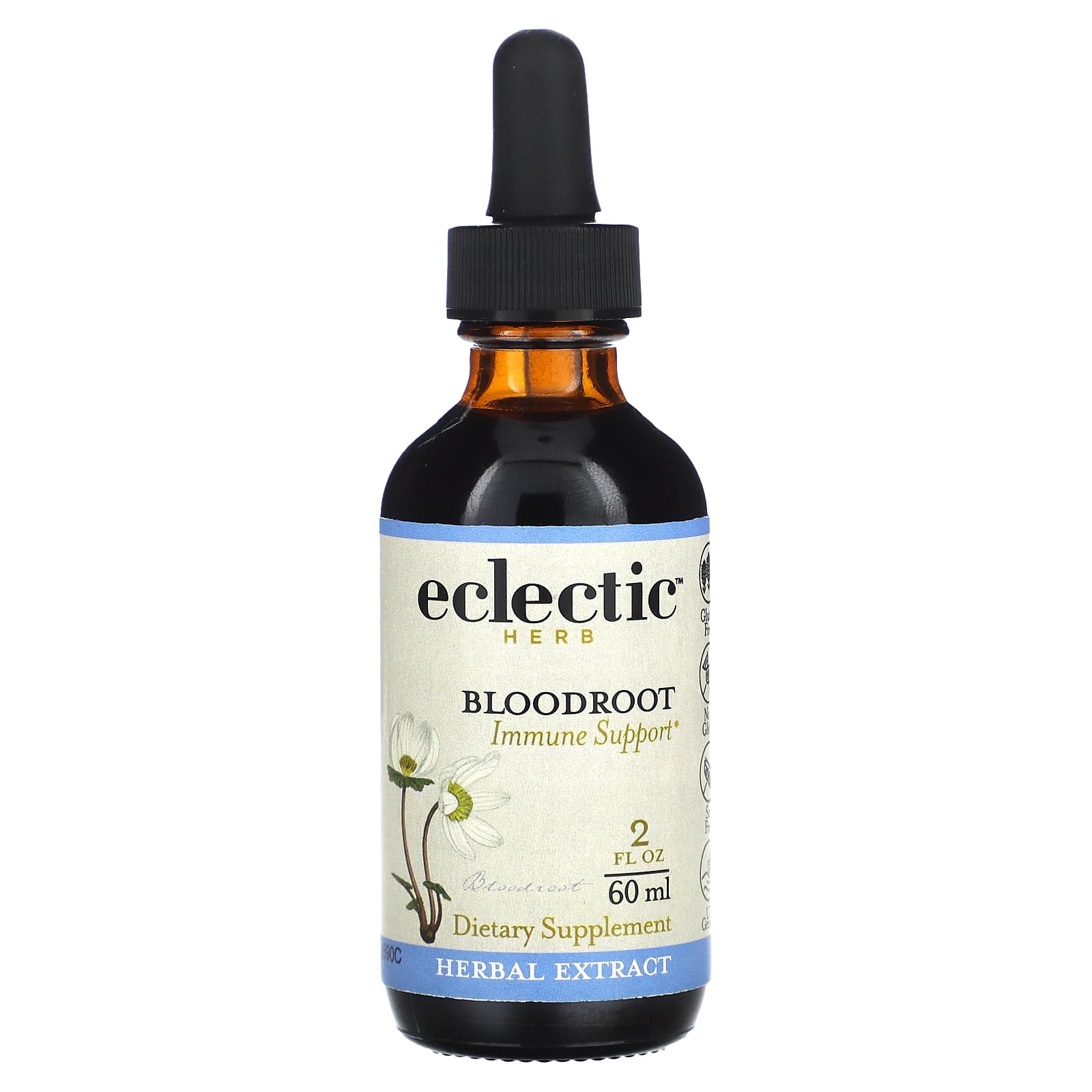 Eclectic Herb, Bloodroot O 2oz, 2 OZ UPC 023363389513 | HiLife Vitamins