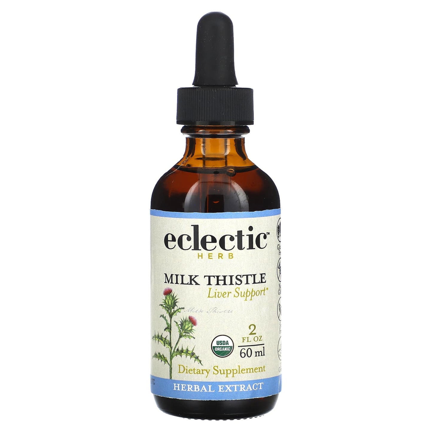 Eclectic Herb, Milk Thistle O 2oz, 2 OZ UPC 023363389551 | HiLife Vitamins