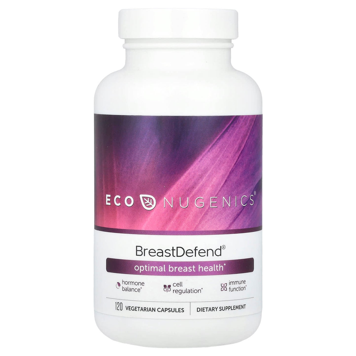 EcoNugenics, BreastDefend®, 120 Vegetarian Capsules UPC 892985000096 | HiLife Vitamins