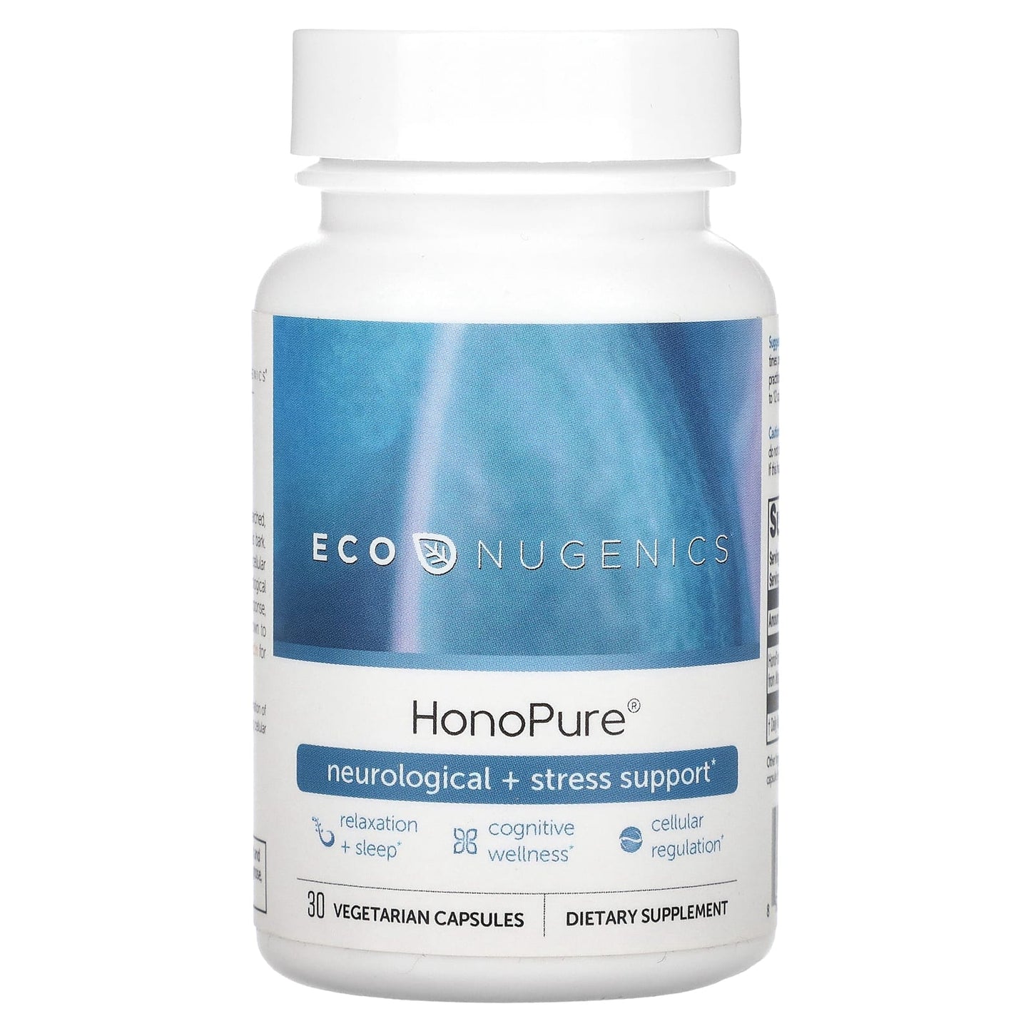 Econugenics, HonoPure, 30 Vegetarian Capsules UPC 892985000133 | HiLife Vitamins