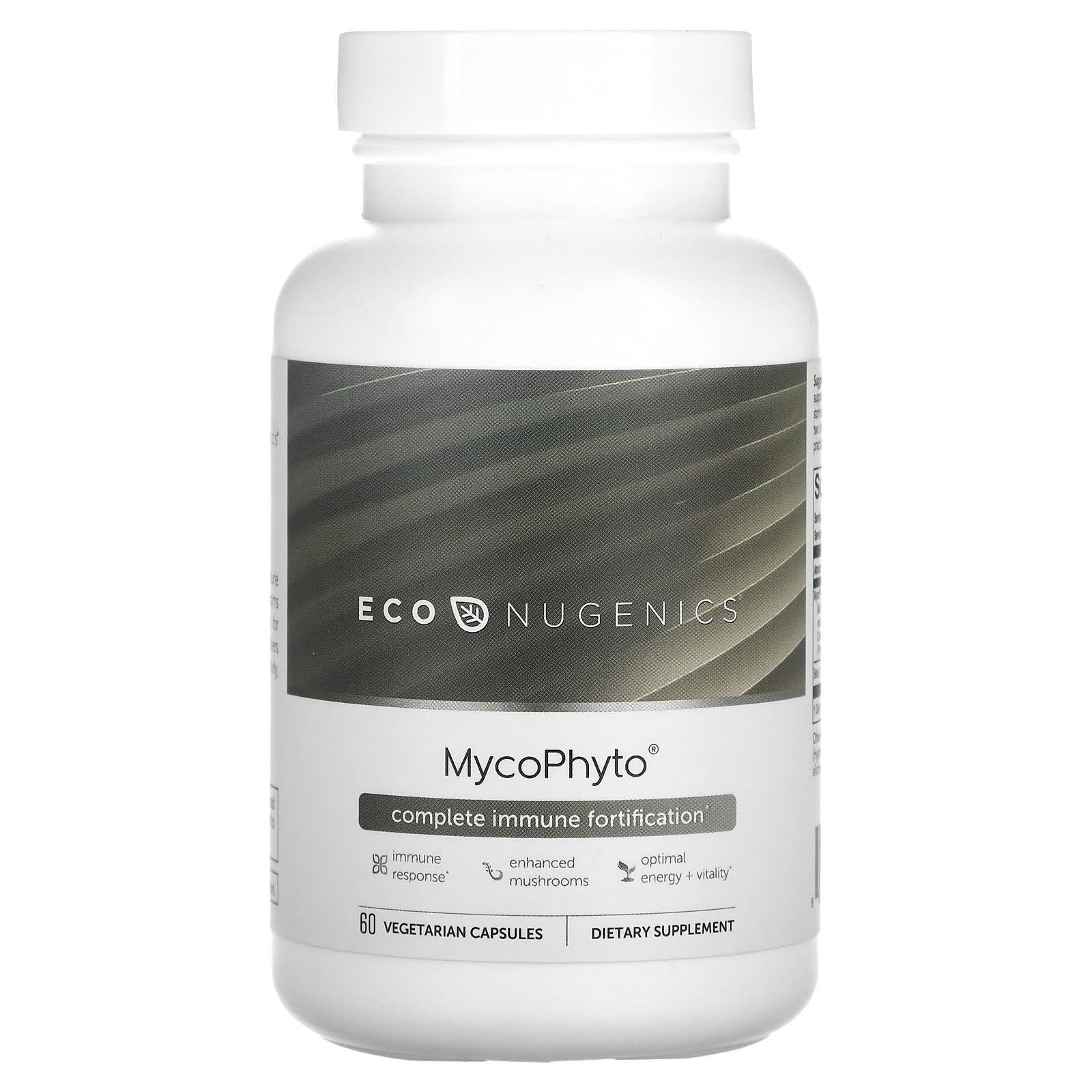 Econugenics, MycoPhyto, 60 Vegetarian Capsules UPC 892985000171 | HiLife Vitamins