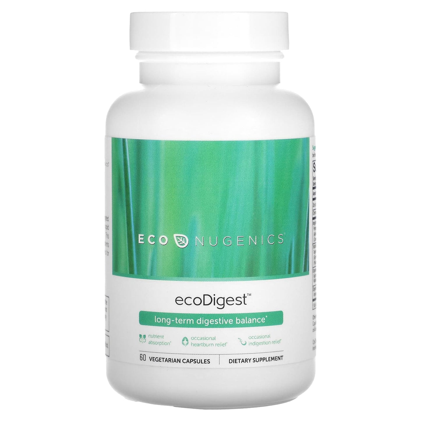Econugenics, Integrative Digestive Formula, 60 Vegetarian Capsules UPC 892985000614 | HiLife Vitamins