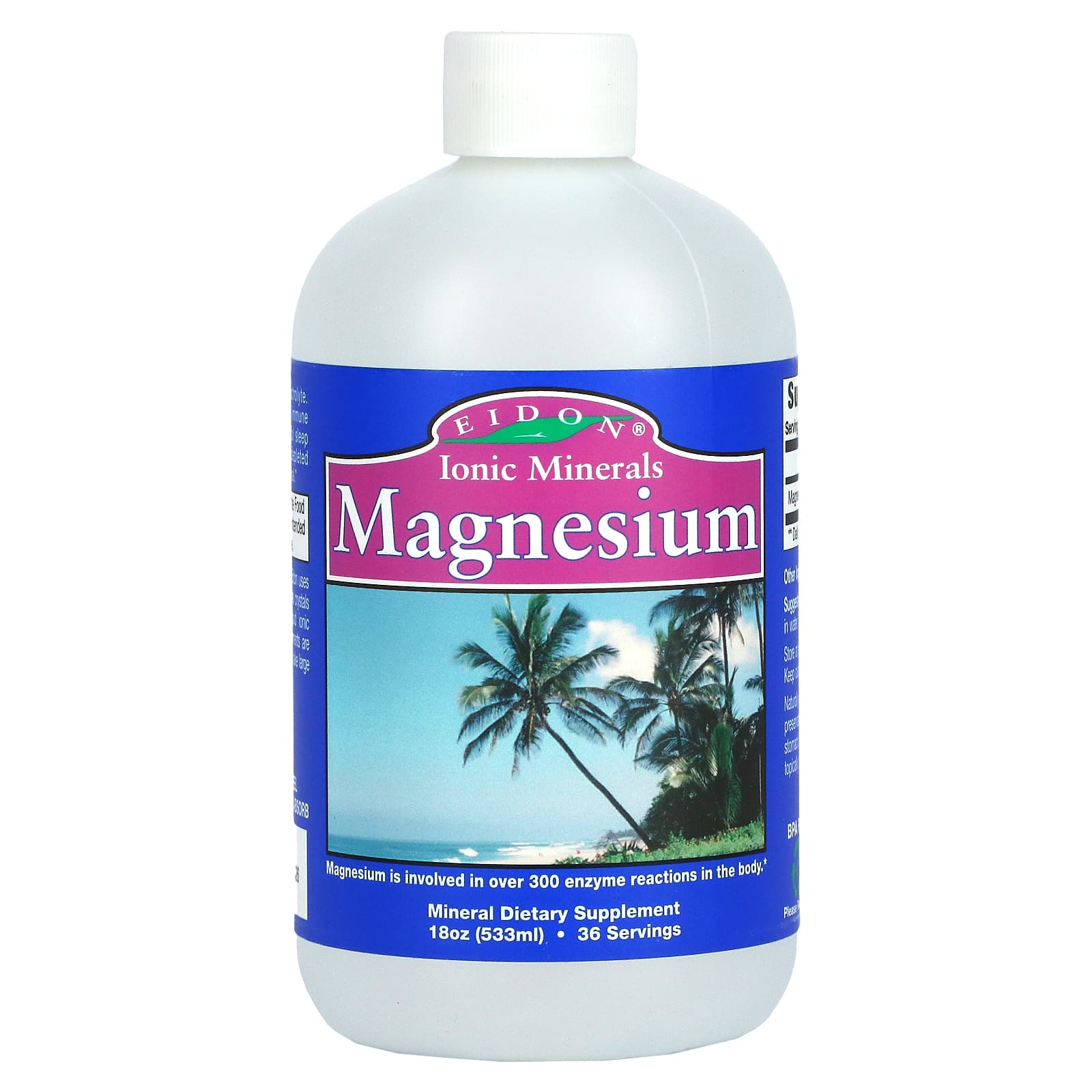 Eidon Ionic Minerals, Magnesium, 18 oz (533 ml) UPC 640923000086 | Hilife Vitamins