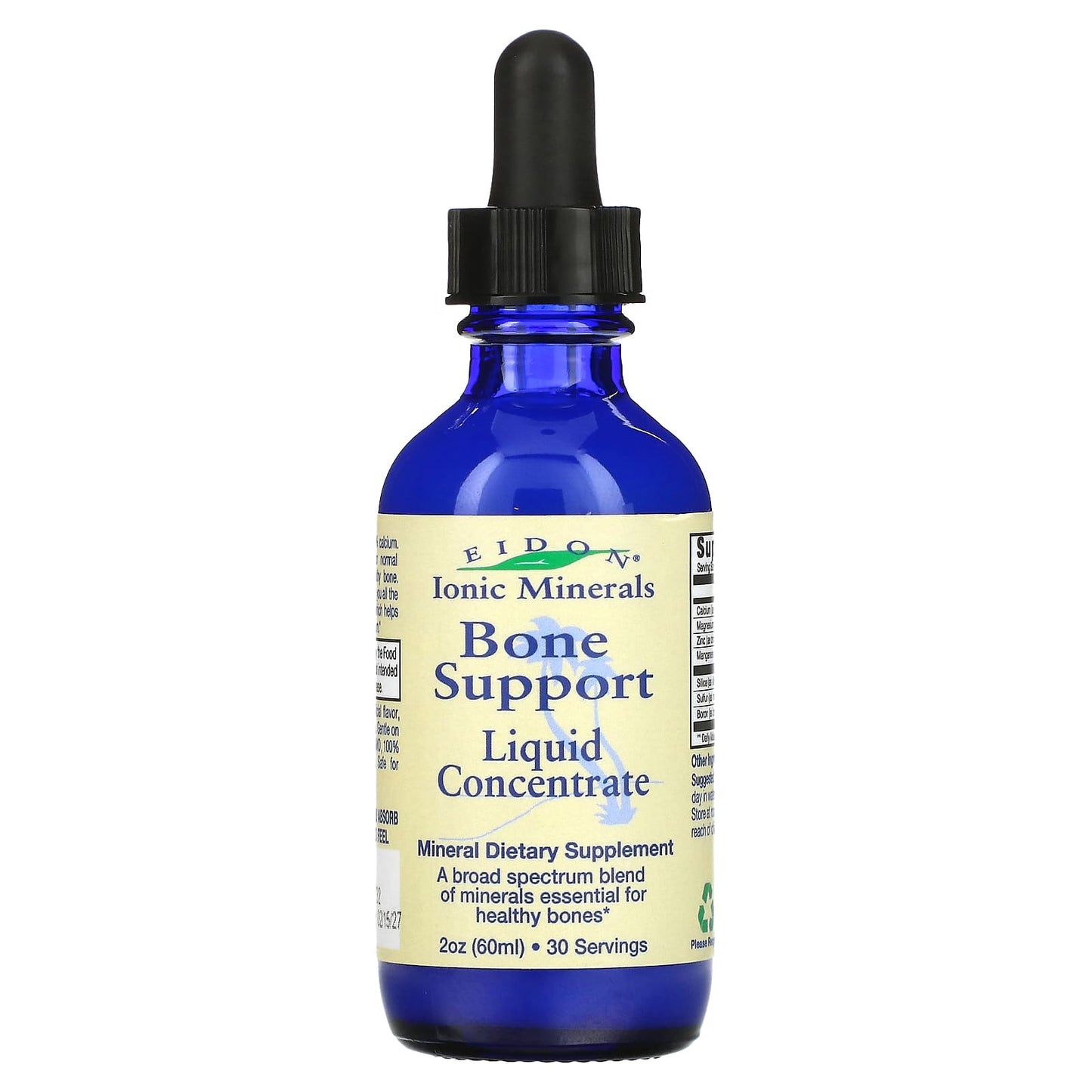 Eidon Ionic Minerals, Bone Support Concentrate, 2 Oz UPC 640923000222 | Hilife Vitamins