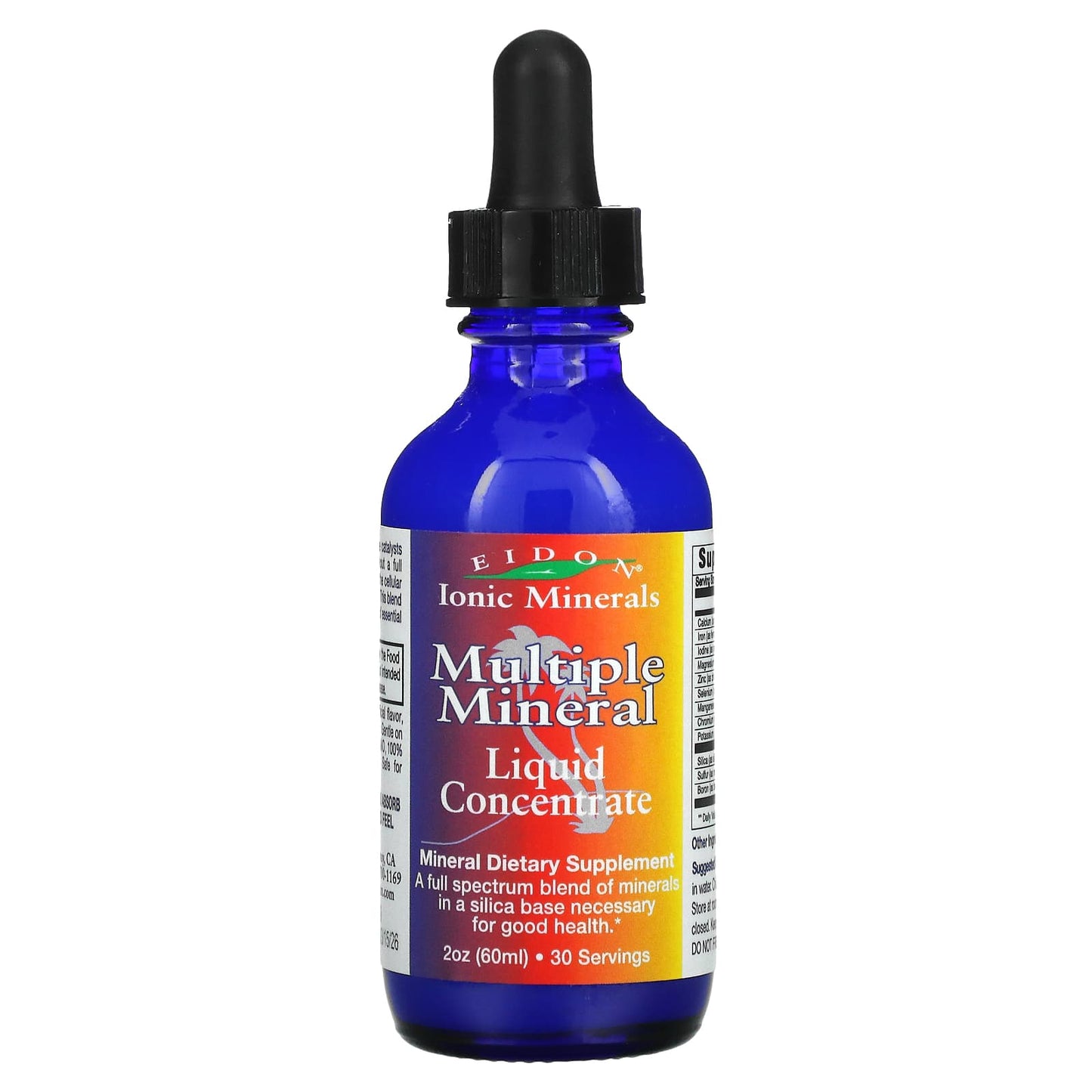 Eidon Ionic Minerals, Multiple Mineral, Liquid Concentrate, 2 oz (60 ml) UPC 640923000253 | Hilife Vitamins