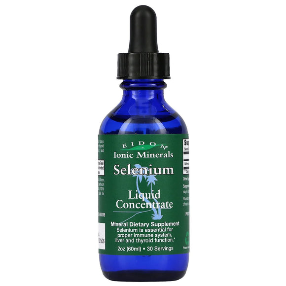 Eidon Mineral Supplements, Selenium Liquid Concentrate, 2 Oz - 640923000338 | Hilife Vitamins