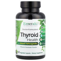 Emerald Laboratories, Thyroid Health, 60 Vegetable Capsules UPC 743650002245 | HiLife Vitamins
