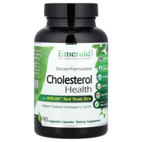 Emerald Laboratories, Cholesterol Health, 90 Vegetable Capsules UPC 743650002252 | HiLife Vitamins