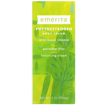 Emerita, Phytoestrogen, Body Cream, 2 Oz UPC 356163301103 | HiLife Vitamins