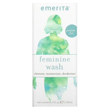 Emerita, Feminine Wash, 4 Oz UPC 356163303008 | HiLife Vitamins