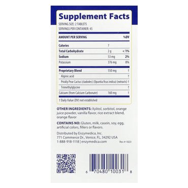 Enzymedica, Heartburn Relief, 90 Chewables UPC 670480100318 | HiLife Vitamins