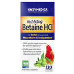 Enzymedica, Betaine HCl, 120 Capsules UPC 670480100813 | HiLife Vitamins