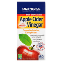 Enzymedica, Apple Cider Vinegar, 60 Capsules UPC 670480100820 | HiLife Vitamins