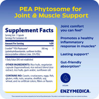 Enzymedica, Joint & Muscle PEA Phytosome®, 45 Capsules UPC 670480101872 | Hilife Vitamins