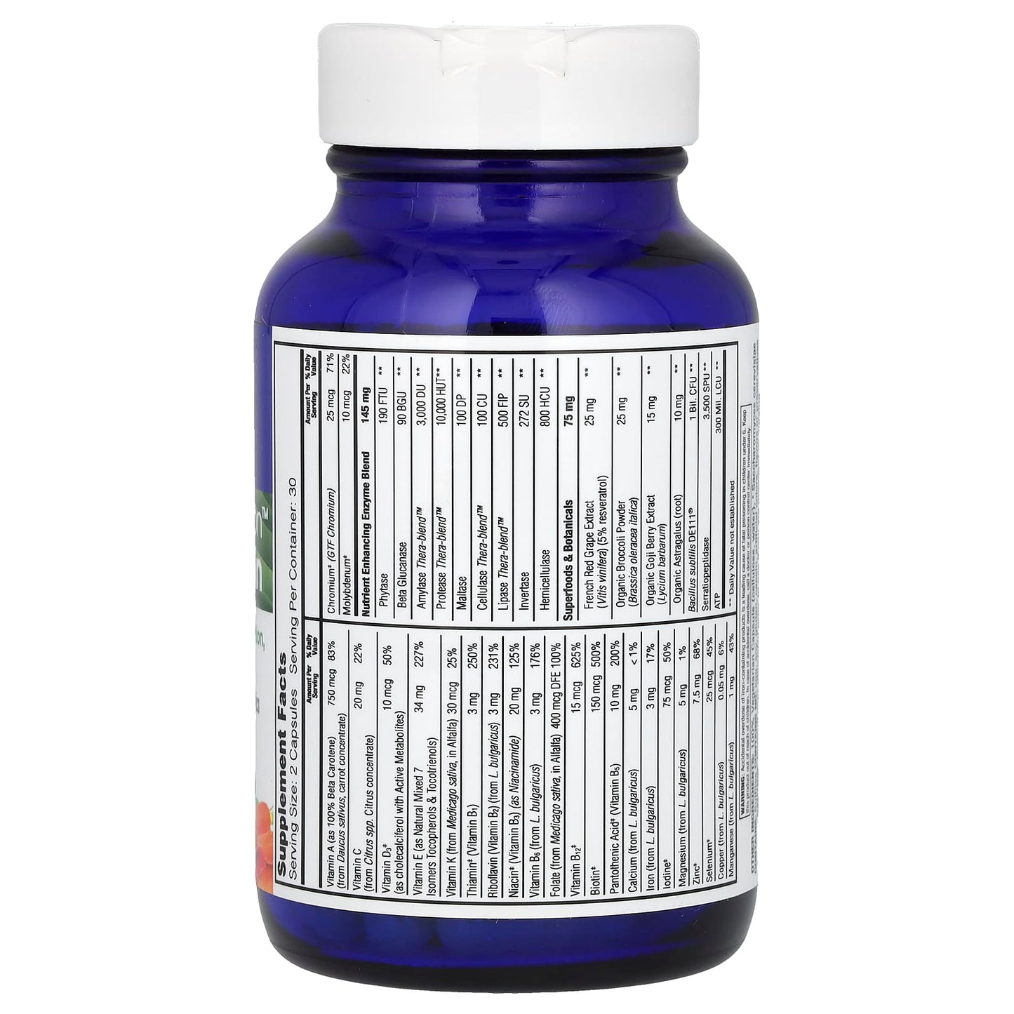 Enzymedica, Enzyme Nutrition Two Daily, 60 Capsules UPC 670480140154 | HiLife Vitamins