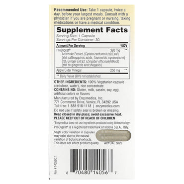 Enzymedica, Gut Motility, Digestive Transport Support, 30 Capsules UPC 670480140567 | HiLife Vitamins