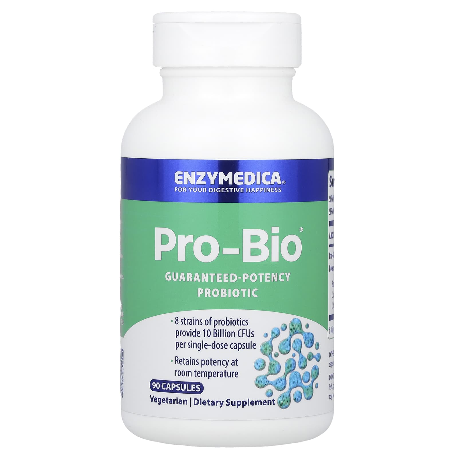 Enzymedica, Pro-Bio, 90 Capsules UPC 670480251126 | HiLife Vitamins