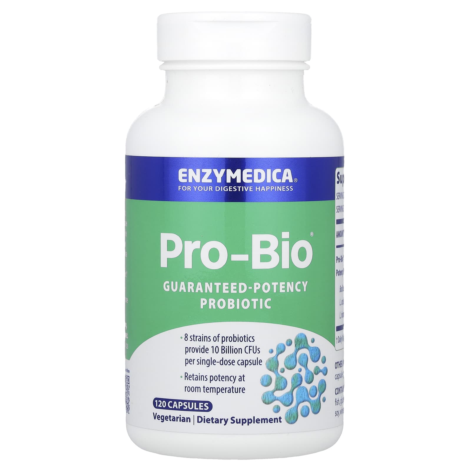 Enzymedica, Pro Bio, 120 Capsules UPC 670480251133 | HiLife Vitamins