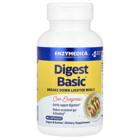 Enzymedica, Digest Basic, 90 Capsules UPC 670480290101 | HiLife Vitamins