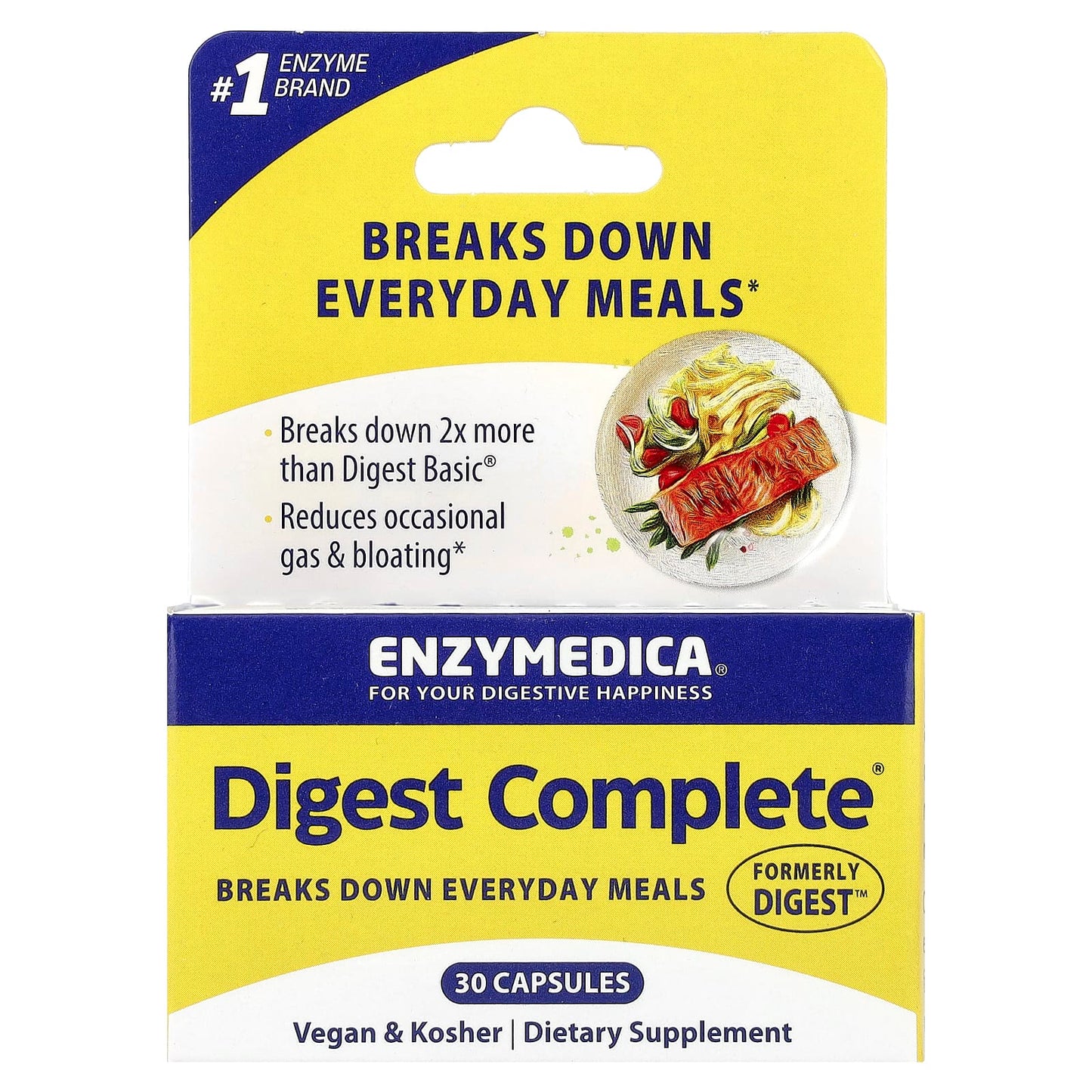 Enzymedica, Digest, 30 Capsules UPC 670480981139 | HiLife Vitamins
