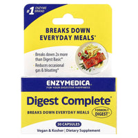 Enzymedica, Digest, 30 Capsules UPC 670480981139 | HiLife Vitamins